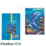 دفتر خطدار منگنه ای 80 برگ دولتی طرح دختر کابوی
