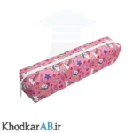 جامدادی تک زیپ برزنتی فانتزی دخترانه صورتی تکشاخ