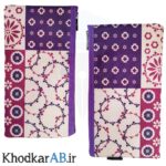 جامدادی-پارچه-ای-تک-زیپ-زوم-مدل-ساده-طرح-گل