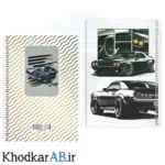 دفتر سیمی بزرگ 100 برگ سایز A4 طرح دوج
