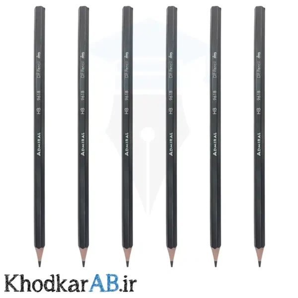 مداد مشکی آدمیرال بسته 6 عددی