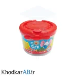 خمیر بازی سطلی 5 رنگ آریا