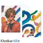 دفتر زبان 2 خط 50 برگ کلاسیک طرح بچه خوشگل