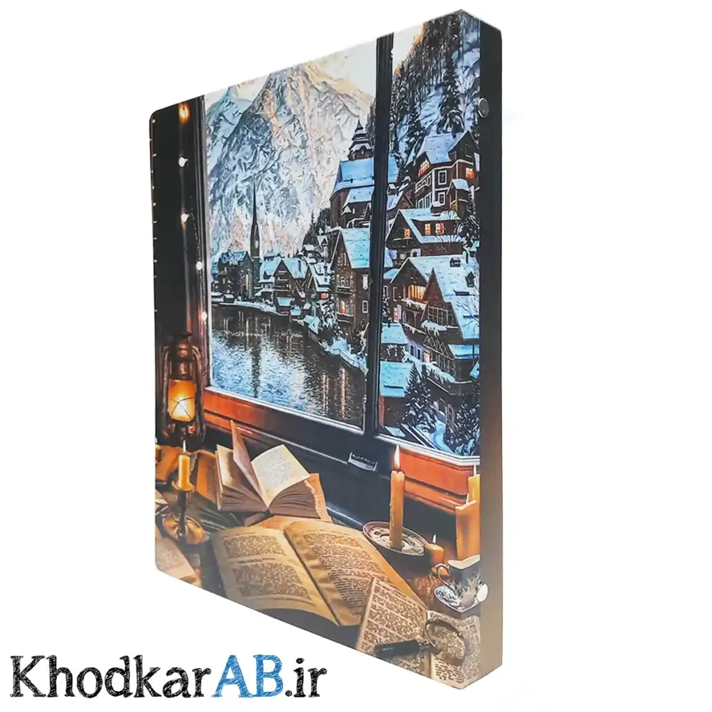 کلاسور کلاسیک با برگه یدک تات طرح زمستان