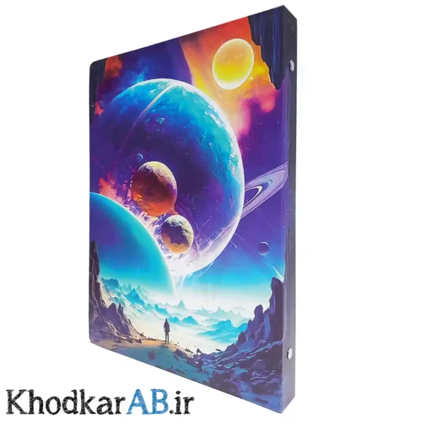 کلاسور کلاسیک با برگه یدک تات طرح فضا