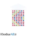 برچسب ستاره رنگی بسته 10 برگی