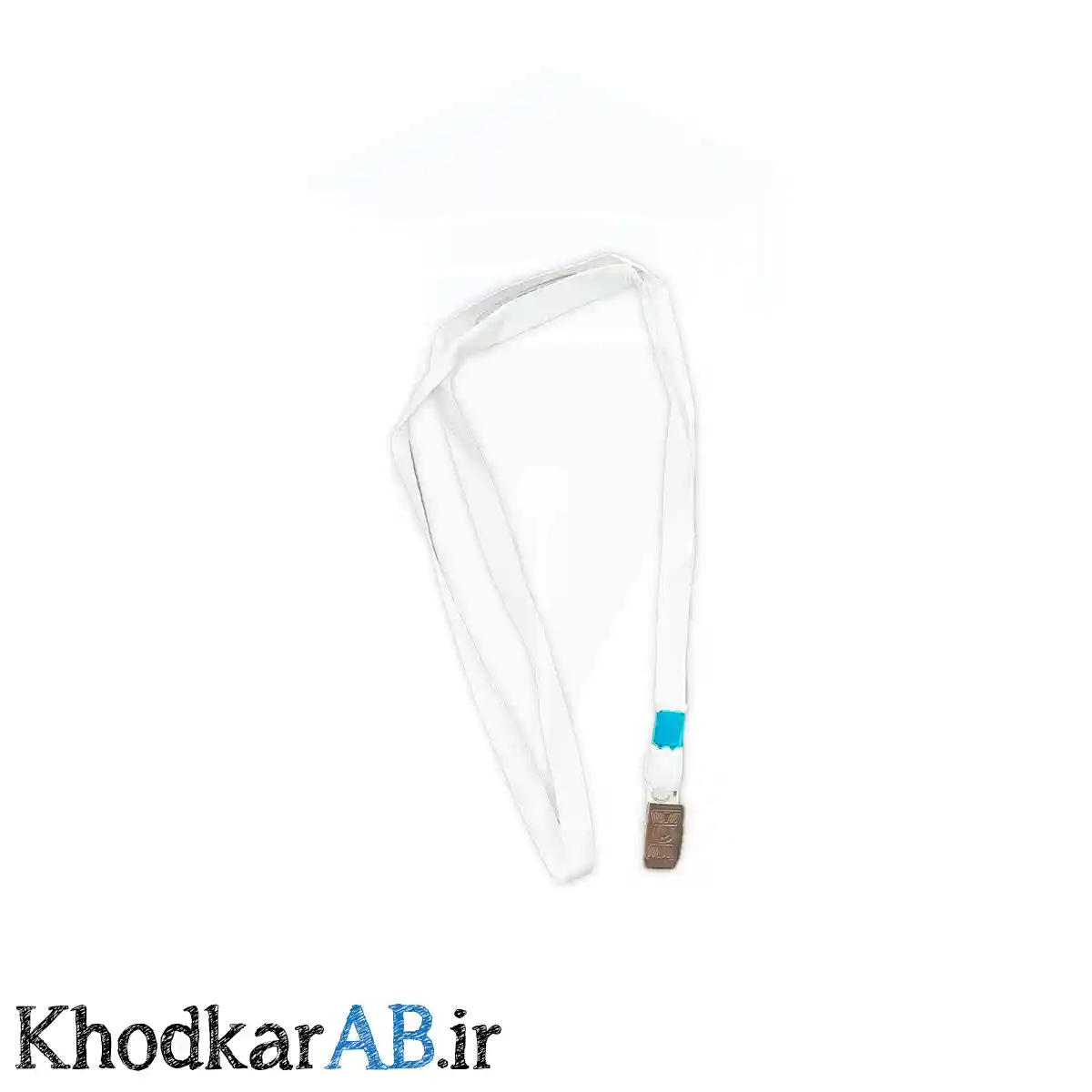 بند کارت آویز گردن با گیره فلزی سفید بند کارت آویز گردن با گیره فلزی سفید