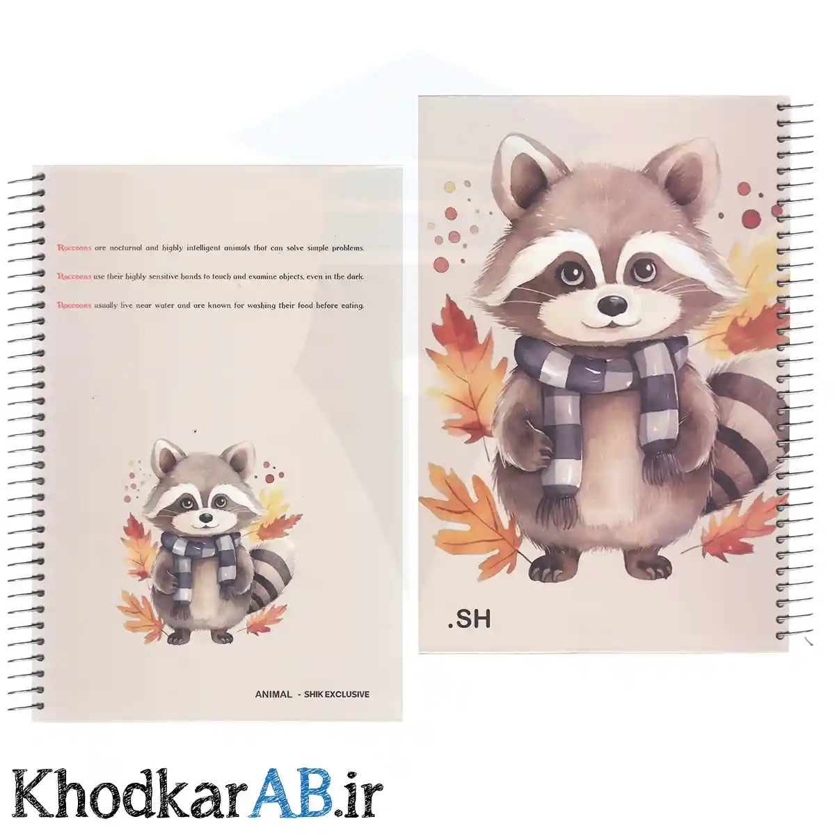 دفتر A4 سیمی جلد سخت 200 برگ فانتزی طرح روباه دفتر A4 سیمی جلد سخت 200 برگ فانتزی طرح روباه