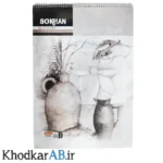 دفتر طراحی سیمی بالا بازشو آرمان سایز آ3 طرح تابلو گلدان