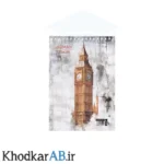 دفتر طراحی سیمی بالا بازشو آرمان سایز ب5 طرح برج ساعت