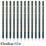 مداد مشکی لاکپشت ایرانی بسته 12 تایی