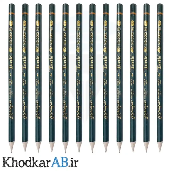 مداد مشکی لاکپشت ایرانی بسته 12 تایی