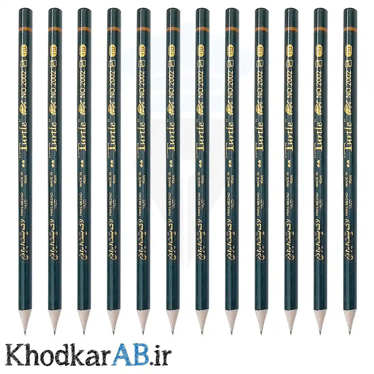 مداد مشکی لاکپشت ایرانی بسته 12 تایی مداد مشکی لاکپشت ایرانی بسته 12 تایی