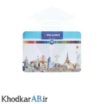 مدادرنگی 48 رنگ پیکاسو جعبه فلزی آبی