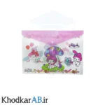 پوشه دکمه دار طلقی فانتزی ملودی A4