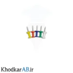 پونز نقشه بسته 100 عددی 6 رنگ