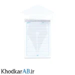 دفترچه یادداشت سیمی 150 برگ آشنا سیمی بالابازشو