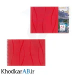 دفترچه یادداشت سیمی 150 برگ آشنا قرمز
